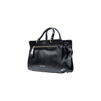 Black Polyester Handbag