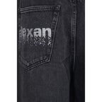Black Cotton Jeans Denim
