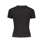 Black Cotton Women's T-Shirt