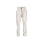 Gray Elastane Casual Pants