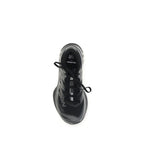 Black Polyamide Athletic Sneakers
