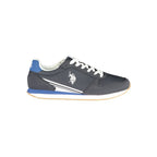 Blue Polyurethane Men's Sneaker