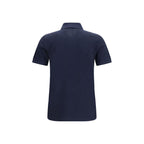 Blue Cotton Polo Shirt