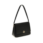 Black Calf Leather Bos Taurus Shoulder Bag