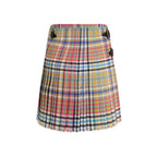 Multicolor Wool Oves Aries Mini Skirt