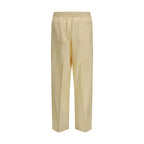 Bicolor Silk Pants