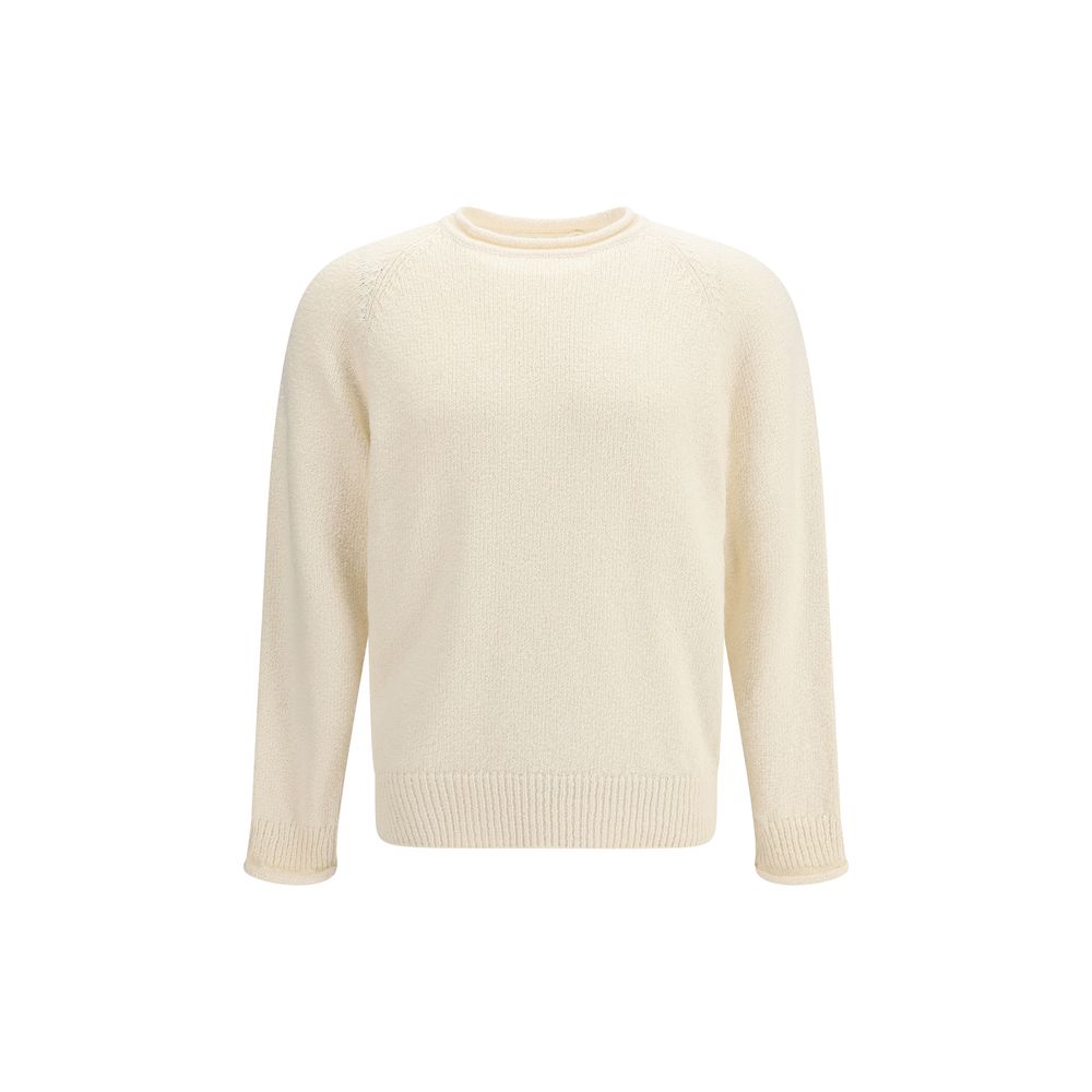 Beige Cotton Sweatshirt