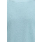 Blue Silk Sweatshirt