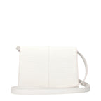 White Polyethylene Crossbody Bag