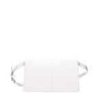 White Polyethylene Crossbody Bag