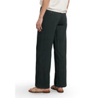 Black Viscose Casual Pants