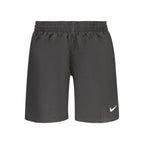 Black Polyester Mens Boxer