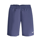 Blue Polyester Men's Swim Boxer