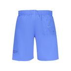 Blu Poliestere Uomo Shorts