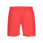 Rosso Polyester Mens Swimwear