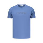 Blue Cotton Men's T-Shirt