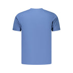 Blue Cotton Men's T-Shirt