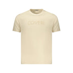 Beige Cotton Mens T-Shirt