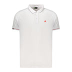 White Polyester Men's Polo Shirt