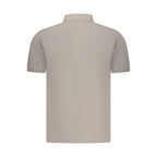 Gray Cotton Men's Polo Shirt