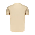 Beige Cotton Men's T-Shirt