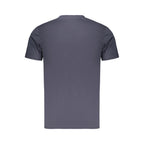 Blue Cotton Men's T-Shirt