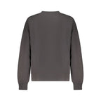 Black Cotton Womens Sweatshirt
