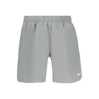 Gray Polyester Men's Swimwear