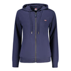 Blue Cotton Women's Sweatshirt
