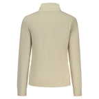 Beige Cotton Womens Sweatshirt