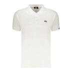 Blue Cotton Women Polo Shirt