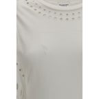 White Cotton Casual Dress