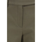 Bicolor Cotton Dress Pants