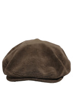 Men Brown Cotton Newsboy Cloth Capello Hat