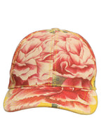 Men Multicolor Cotton Floral Baseball Capello Hat