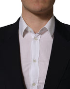 Black Wool Single Breasted Men Blazer Jacket