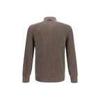 Brown Cotton Polo Shirt