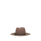 Brown Raffia Fedora