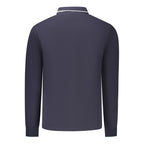 Blue Cotton Men's Polo