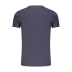 Blue Cotton Men's T-Shirt