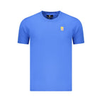 Blue Cotton Men's T-Shirt