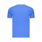 Blue Cotton Men's T-Shirt