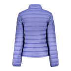 Blue Polyester Women's Jacket