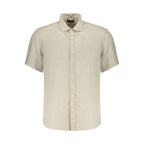 Beige Linen Men's Shirt