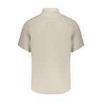 Beige Linen Men's Shirt