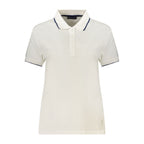 White Cotton Women's Polo Shirt