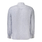 Blue Linen Men's Shirt