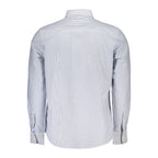 Blue Cotton Men's Shirt