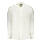 White Linen Men's Shirt