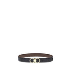 Black Calf Leather Bos Taurus Belt